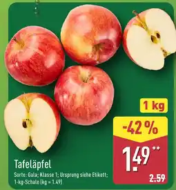 Aldi Nord Tafeläpfel Angebot