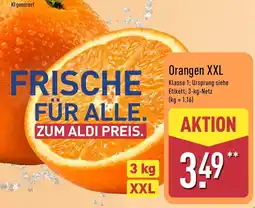 Aldi Nord Orangen XXL Angebot