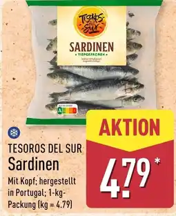 Aldi Nord TESOROS DEL SUR Sardinen Angebot