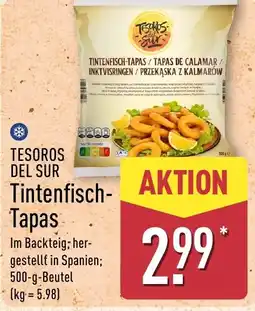 Aldi Nord TESOROS DEL SUR Tintenfisch-Tapas Angebot