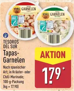 Aldi Nord TESOROS DEL SUR Tapas-Garnelen Angebot
