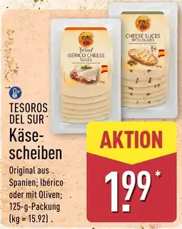 Aldi Nord TESOROS DEL SUR Käsescheiben Angebot