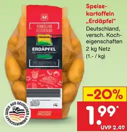 Netto Marken-Discount Speisekartoffeln "Erdäpfel" Angebot