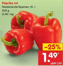 Netto Marken-Discount Paprika rot Angebot