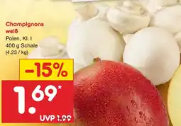Netto Marken-Discount Champignons weiß Angebot