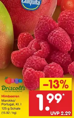 Netto Marken-Discount Driscoll's Himbeeren Angebot