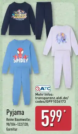 Aldi Nord Pyjama Angebot