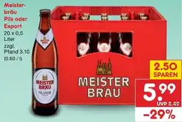 Netto Marken-Discount Meisterbräu Pilsner Angebot
