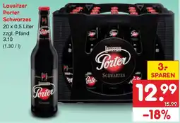 Netto Marken-Discount Lausitzer Porter Schwarzes Angebot