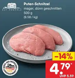 Netto Marken-Discount GUT PONHOLZ Puten-Schnitzel Angebot