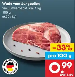 Netto Marken-Discount Wade vom Jungbullen Angebot
