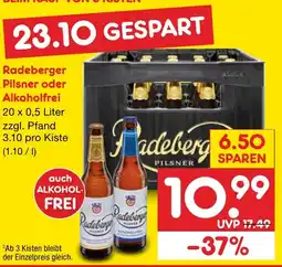 Netto Marken-Discount Radeberger Pilsner oder Alkoholfrei Angebot