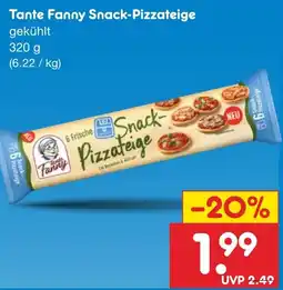 Netto Marken-Discount Tante Fanny Snack-Pizzateige Angebot