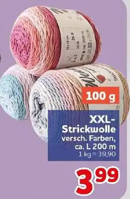 CENTERSHOP XXL-Strickwolle Angebot