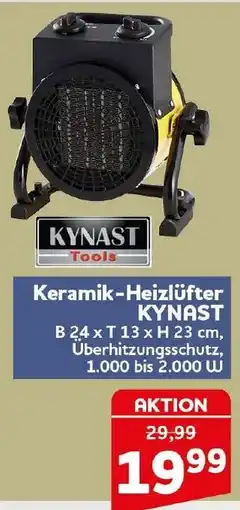 CENTERSHOP Keramik-Heizlüfter KYNAST Angebot