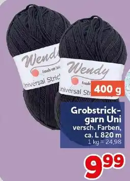CENTERSHOP Wendy Grobstrickgarn Uni Angebot