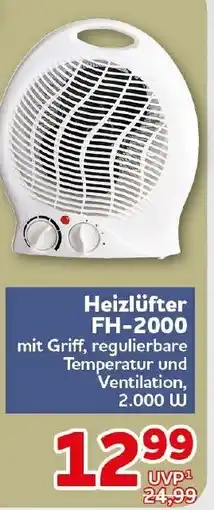 CENTERSHOP Heizlüfter FH-2000 Angebot
