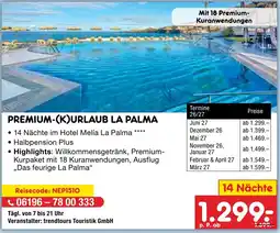 Netto Marken-Discount PREMIUM-(K)URLAUB LA PALMA Angebot