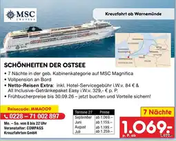 Netto Marken-Discount Kreuzfahrt ab Warnemünde Angebot