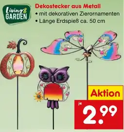 Netto Marken-Discount Dekostecker aus Metall Angebot