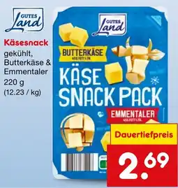 Netto Marken-Discount GUTES Land KÄSE SNACK PACK Angebot