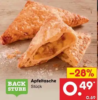 Netto Marken-Discount BACKSTUBE Apfeltasche Angebot
