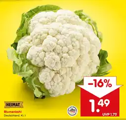 Netto Marken-Discount HEIMAT Blumenkohl Angebot
