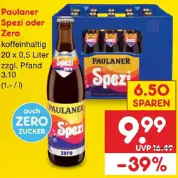 Netto Marken-Discount Paulaner Spezi Angebot