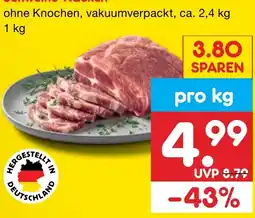 Netto Marken-Discount Schweine Rücken Angebot