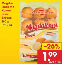 Netto Marken-Discount Magdalenas Zitrone Angebot