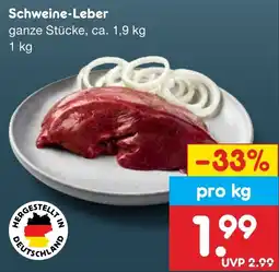 Netto Marken-Discount Schweine-Leber Angebot