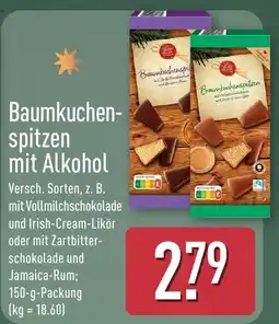 Aldi Nord Baumkuchenspitzen mit Alkohol Angebot