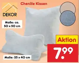 Netto Marken-Discount Chenille Kissen DEKOR Angebot