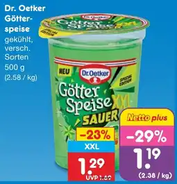 Netto Marken-Discount Dr. Oetker Götter-Speise Angebot