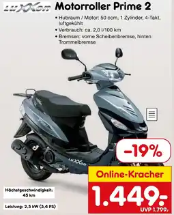 Netto Marken-Discount Motorroller Prime 2 Luxxon Angebot