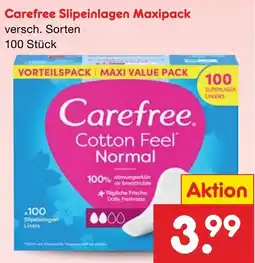Netto Marken-Discount Carefree Slipeinlagen Cotton Feel Normal Angebot