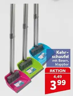CENTERSHOP Kehrschaufel mit Besen, klappbar Angebot