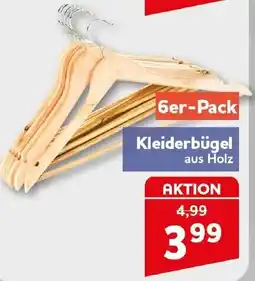 CENTERSHOP Kleiderbügel aus Holz Angebot