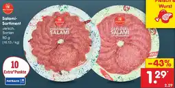 Netto Marken-Discount WILTMANN Salami-Sortiment Angebot