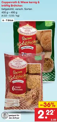 Netto Marken-Discount Conditorei Coppenrath & Wiese Unsere Goldstücke kernig & kräftig Angebot