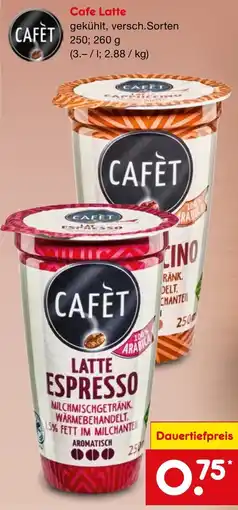 Netto Marken-Discount CAFÈT Latte Espresso Angebot