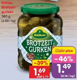 Netto Marken-Discount Kühne Brotzeit-gurken Angebot