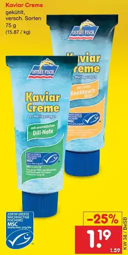 Netto Marken-Discount Ostsee Fisch Kaviar Creme Angebot