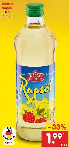Netto Marken-Discount Kunella Rapsöl Angebot