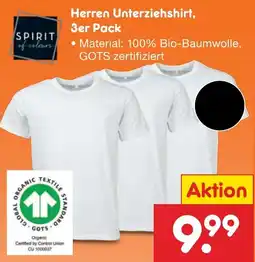 Netto Marken-Discount Herren Unterziehshirt, 3er Pack Angebot