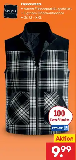 Netto Marken-Discount Spirit of colours Fleeceweste Angebot