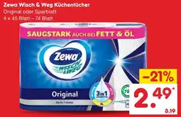 Netto Marken-Discount Zewa Wisch & Weg Küchentücher Angebot