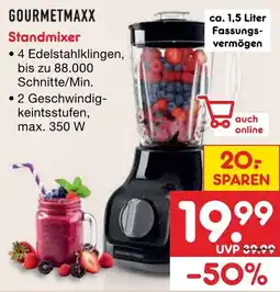 Netto Marken-Discount GOURMETMAXX Standmixer Angebot