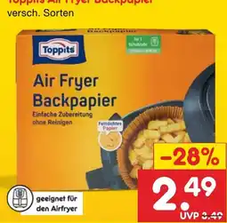 Netto Marken-Discount Toppits Air Fryer Backpapier Angebot