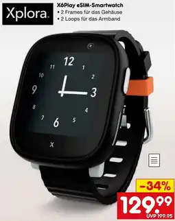 Netto Marken-Discount Xplora X6Play eSIM-Smartwatch Angebot